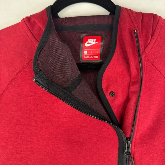 NIKE Sportswear Tech Fleece Women's Full Zip Cape Hoodie  - 908822-608 - Sz S - Picture 10 of 14